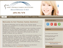 Tablet Screenshot of fortthomasfamilydentistry.com